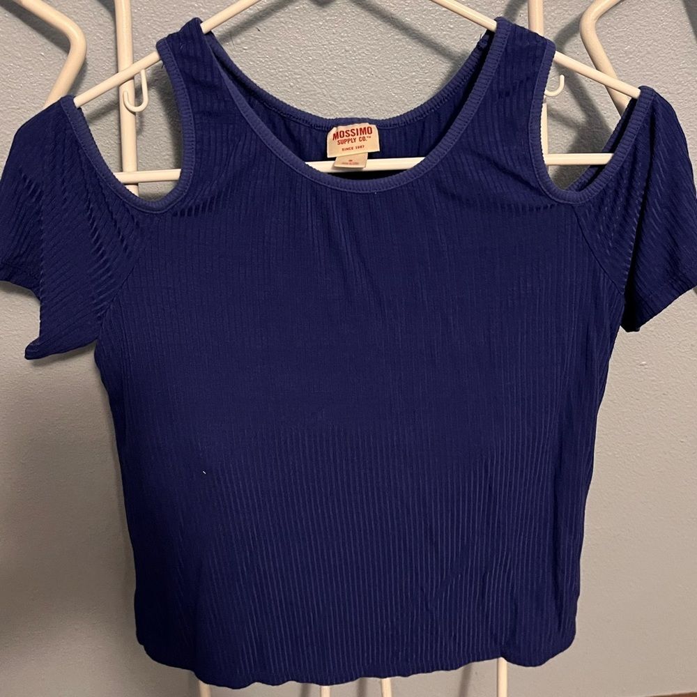 Mossimo (Target) WOMENS cold shoulder top size small
